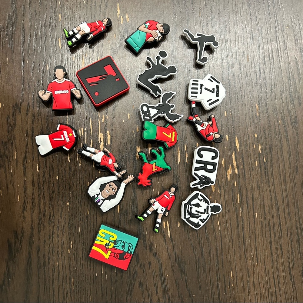 COPY - Croc Charms Soccer Cristiano Ronaldo